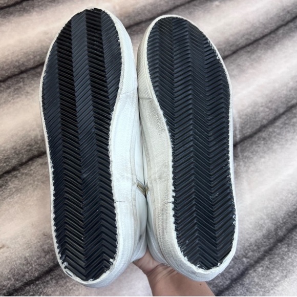 Golden Goose Mid Top Slide White Ice Mixed Leather Suede Sneakers - Picture 14 of 16
